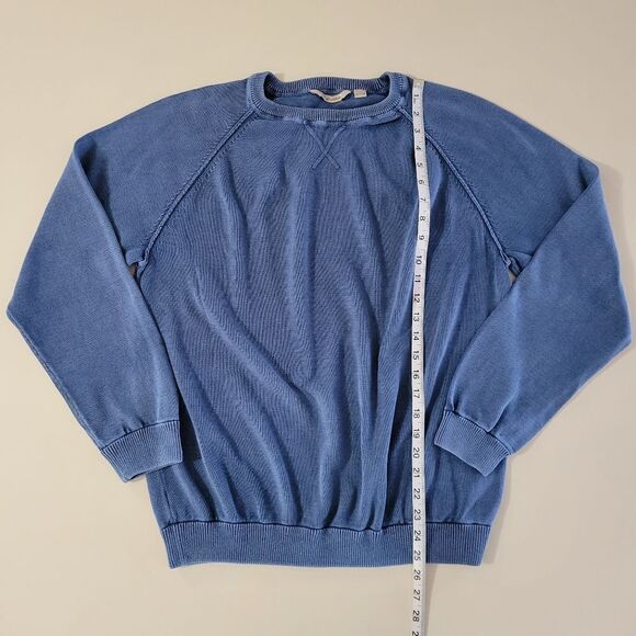 PARADISE COLLECTION 100% Cotton Lightweight Island Wash Crewneck Sweater - Picture 4 of 11